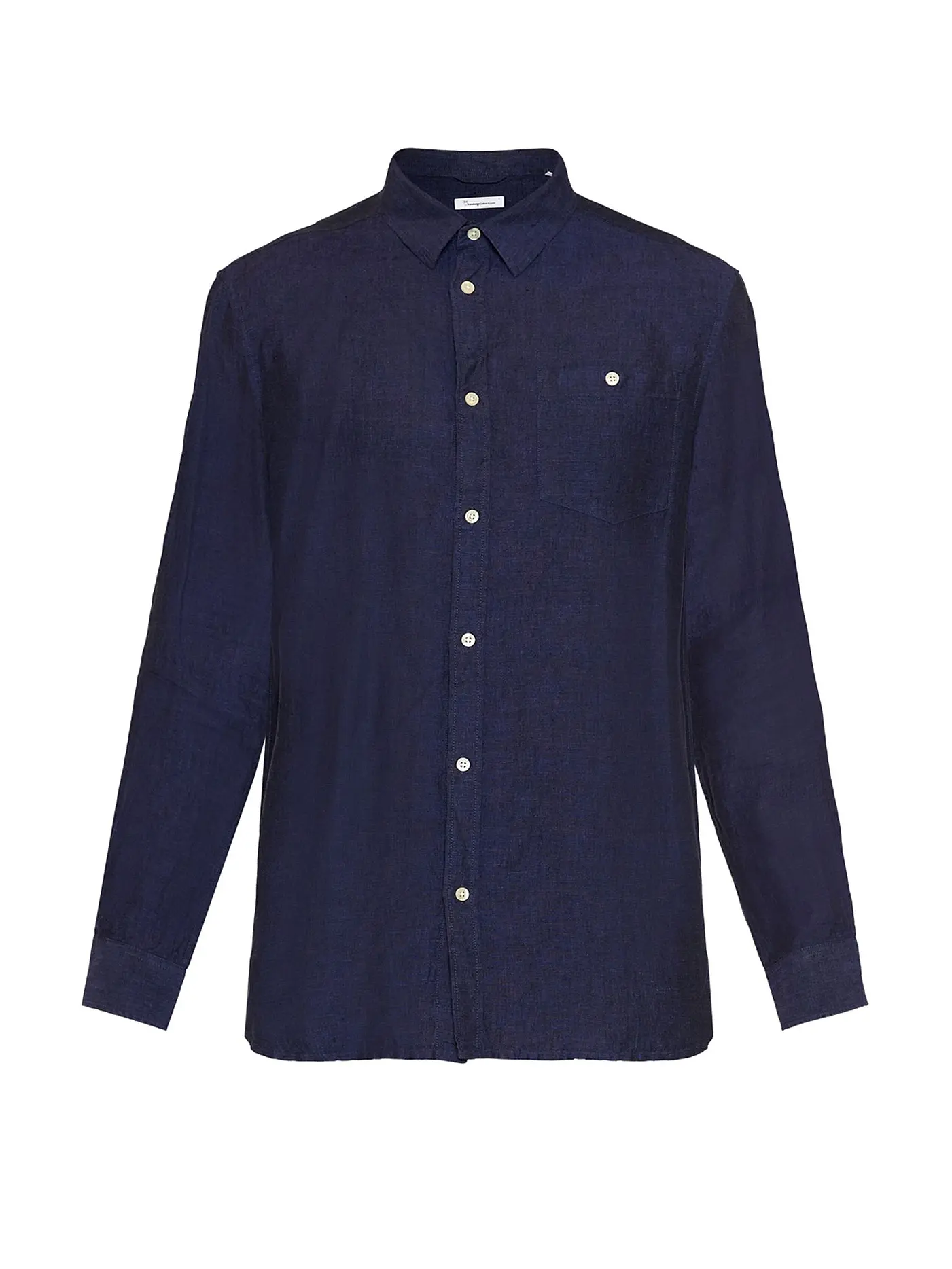 KNOWLEDGE COTTON APPAREL | Leinenhemd | blau